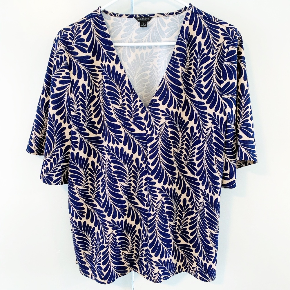 Ann Taylor Wide Sleeve Top
